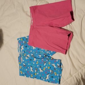 Girls Bike Shorts Bundle of 2